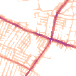 Daytime road noise heatmap for L15 4LB