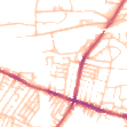 Daytime road noise heatmap for L15 4NB