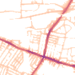 Daytime road noise heatmap for L15 4NE