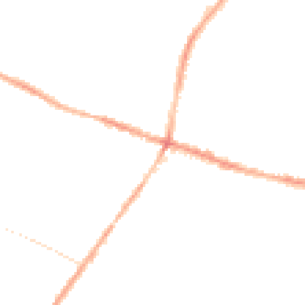 Night-time road noise heatmap for L15 4NN