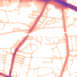 Daytime road noise heatmap for L15 4PW