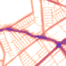Daytime road noise heatmap for L15 5AP