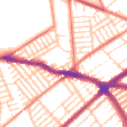 Daytime road noise heatmap for L15 5BD