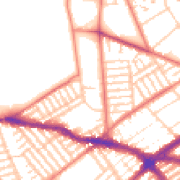 Daytime road noise heatmap for L15 5BE