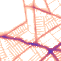 Daytime road noise heatmap for L15 5BH