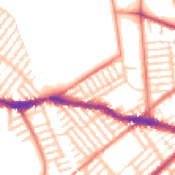 Daytime road noise heatmap for L15 5BT