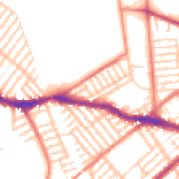 Daytime road noise heatmap for L15 5BU