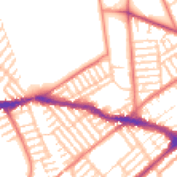 Daytime road noise heatmap for L15 5BZ