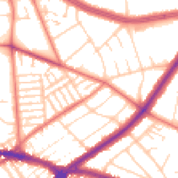 Daytime road noise heatmap for L15 6UA