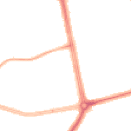 Night-time road noise heatmap for L15 6WB