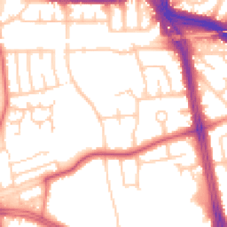 Daytime road noise heatmap for L15 7JB
