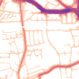 Daytime road noise heatmap for L15 7JT