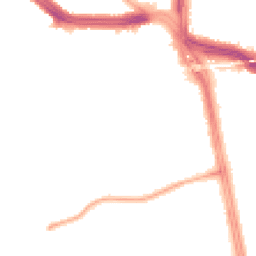 Night-time road noise heatmap for L15 7LL