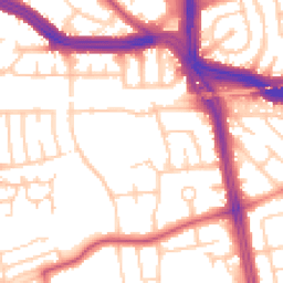 Daytime road noise heatmap for L15 7LN