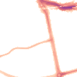 Night-time road noise heatmap for L15 7LU