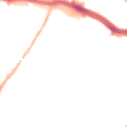 Night-time road noise heatmap for L15 8AE