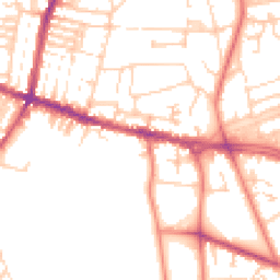 Daytime road noise heatmap for L15 8HB