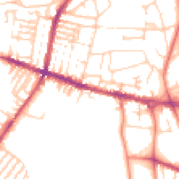 Daytime road noise heatmap for L15 8HG