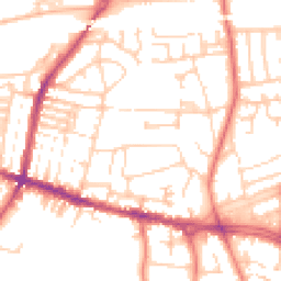 Daytime road noise heatmap for L15 8JE