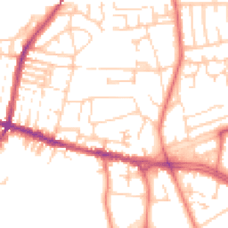 Daytime road noise heatmap for L15 8JJ