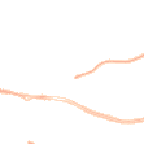 Night-time road noise heatmap for L15 8LE