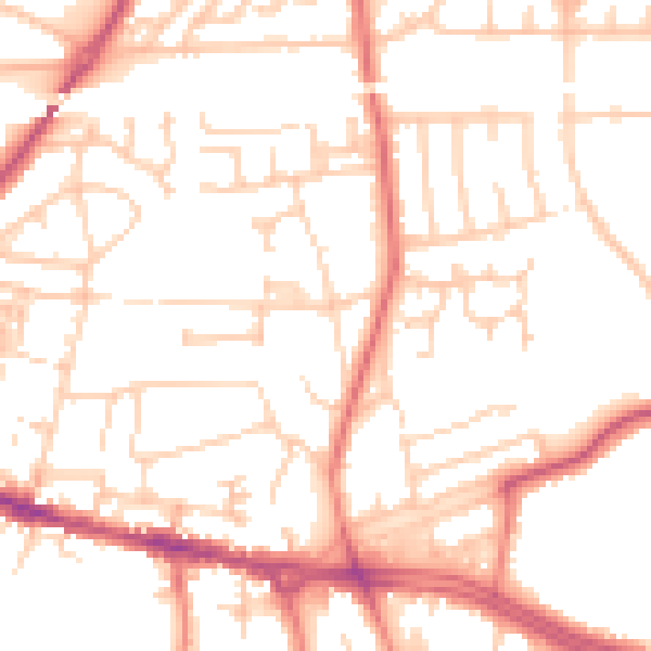 Daytime road noise heatmap for L15 8LR