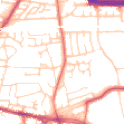 Daytime road noise heatmap for L15 8LY