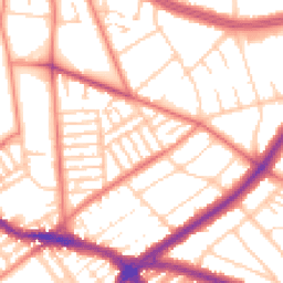 Daytime road noise heatmap for L15 9ER