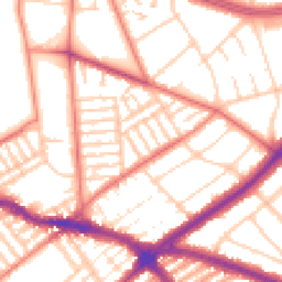 Daytime road noise heatmap for L15 9ET