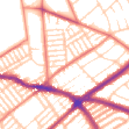 Daytime road noise heatmap for L15 9EU