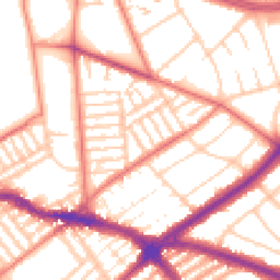Daytime road noise heatmap for L15 9HB