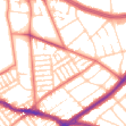 Daytime road noise heatmap for L15 9HD