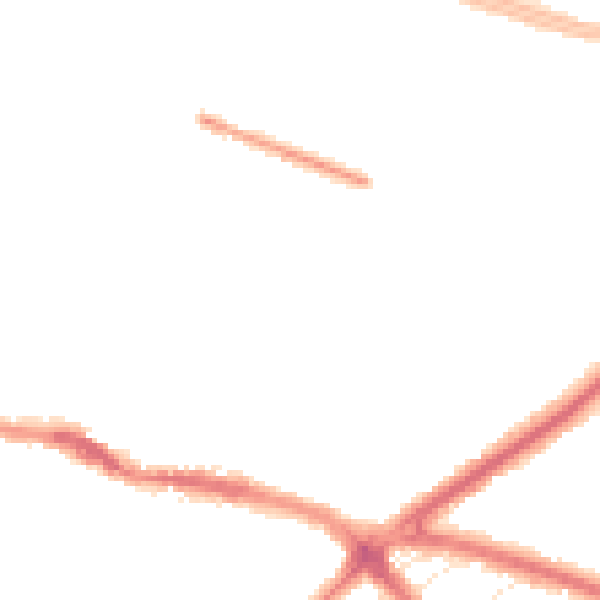 Night-time road noise heatmap for L15 9HG