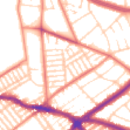 Daytime road noise heatmap for L15 9HQ
