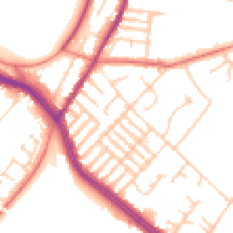 Daytime road noise heatmap for L17 0AL