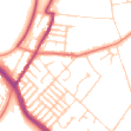 Daytime road noise heatmap for L17 0AN