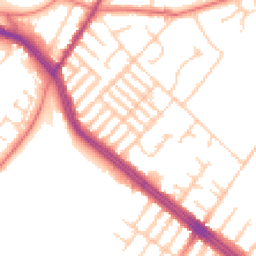 Daytime road noise heatmap for L17 0AQ