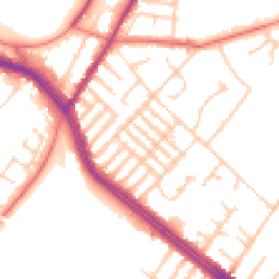 Daytime road noise heatmap for L17 0AS