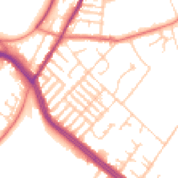 Daytime road noise heatmap for L17 0BA