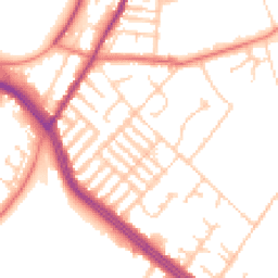 Daytime road noise heatmap for L17 0BD