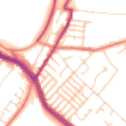 Daytime road noise heatmap for L17 0BG