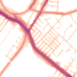 Daytime road noise heatmap for L17 0BS