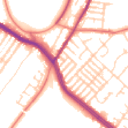 Daytime road noise heatmap for L17 0BU