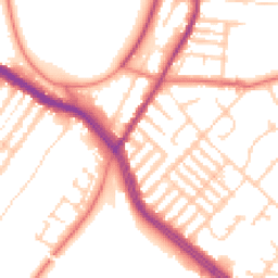 Daytime road noise heatmap for L17 0BX