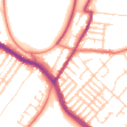 Daytime road noise heatmap for L17 0BY