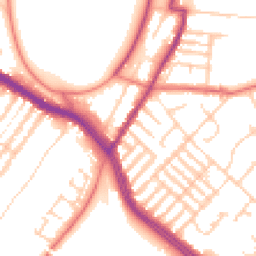 Daytime road noise heatmap for L17 0BZ