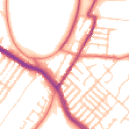 Daytime road noise heatmap for L17 0DE