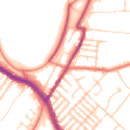 Daytime road noise heatmap for L17 0DN