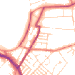 Daytime road noise heatmap for L17 0DP