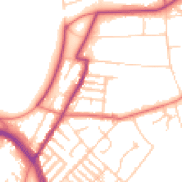 Daytime road noise heatmap for L17 0DS